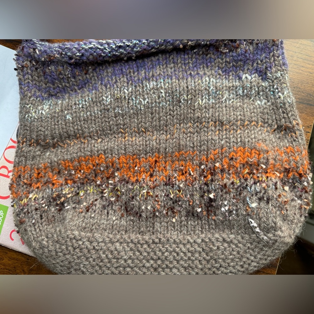 Hand Crafted Vibrant Felted Knit Shoulder Bag - Picture 9 of 11